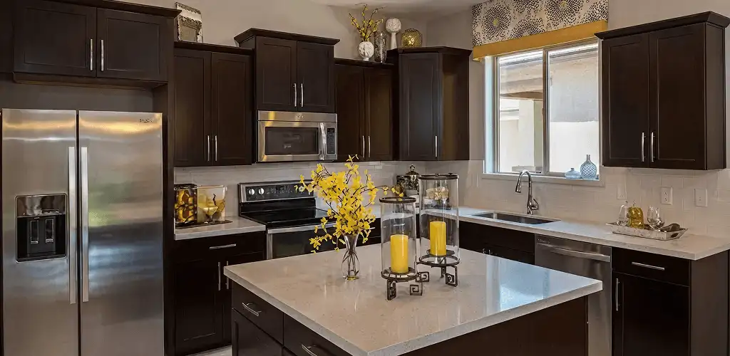 Cabinet painting results with freshly painted kitchen cabinets in Norfolk, VA