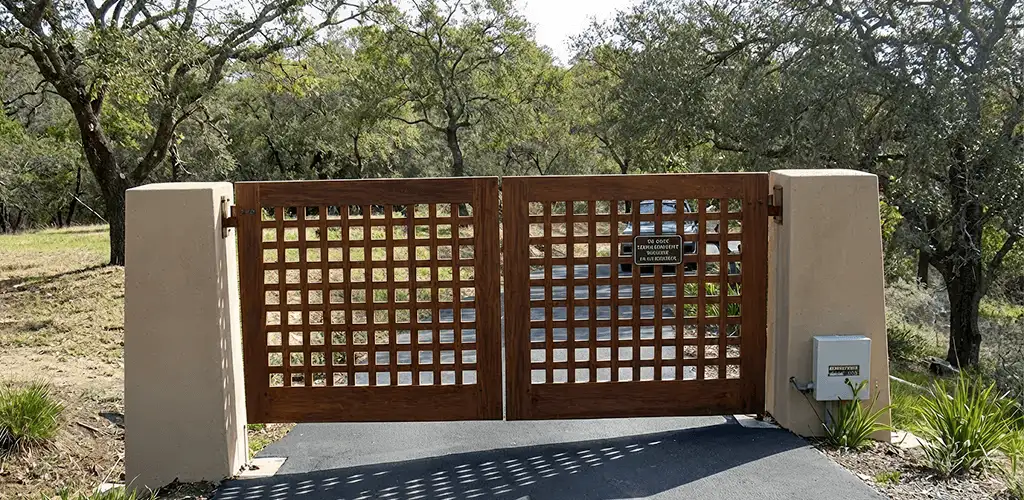 Driveway gate installation for a residential property in Norfolk, VA